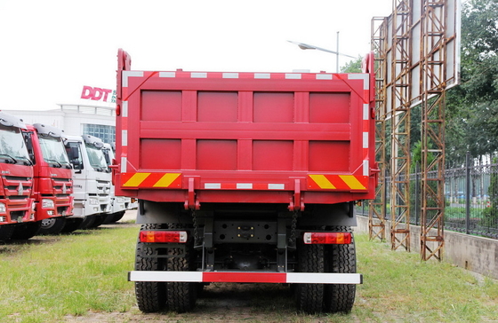 Caminhão basculante resistente dos eixos da jarda três de ZZ3317N3647B 12 para a construção rodoviária
