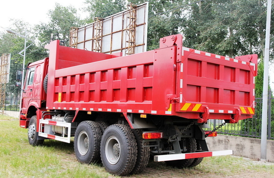 Caminhão basculante resistente dos eixos da jarda três de ZZ3317N3647B 12 para a construção rodoviária