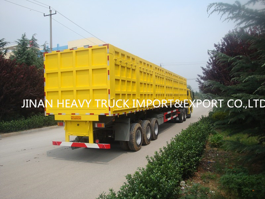 3 eixos 40 reboques resistentes do medidor cúbico semi despejam Tipper Trailers