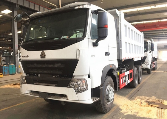 Sinotruk HOWO A7 6x4 371hp caminhão de descarga branco