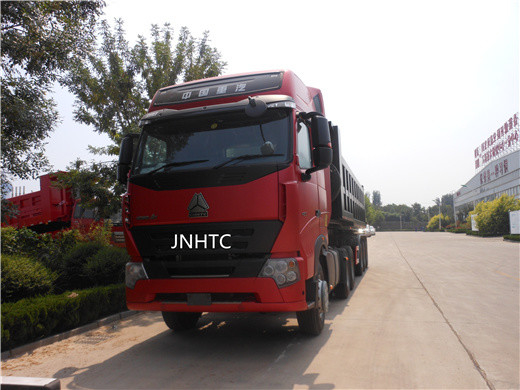 Tri caminhão hidráulico de Axle Rear Tipping Dump Trailer com o cilindro hidráulico de Hyva