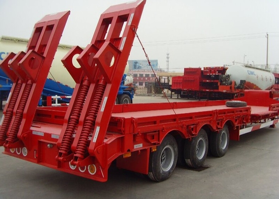 3 eixos 50 toneladas de ponto baixo colocam semi o equipamento de Digger Trailer Heavy da carga do reboque