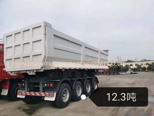 Quatro eixos 50 toneladas de auto de 40cbm que derruba a parte traseira semi Tipper Trailer do caminhão basculante