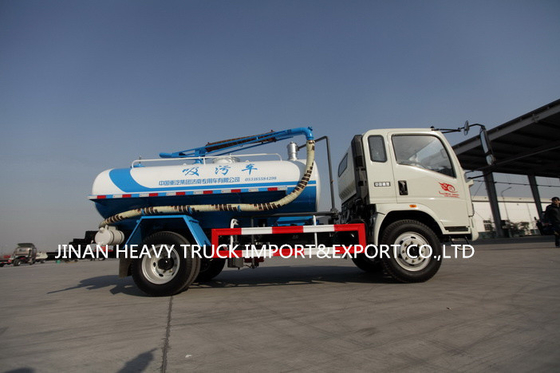 Camioneta 4cbm de HOWO 4X2 1000 da água de esgoto galões de limpeza da sução