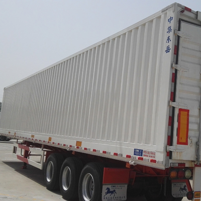 3 eixos 12 rodas Container 50 toneladas Van de carga pesada Semi-remolque