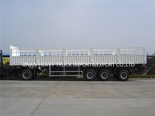 De três eixos de Axle Fence Cargo Trailer Tri dos rebanhos animais do Sidewall caminhão de reboque semi