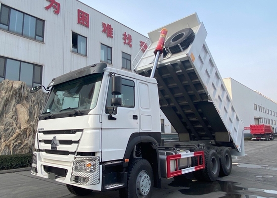 Caminhão basculante resistente do caminhão basculante da grua de Sinotruk HOWO 6X4 371HP 18cbm Hyva