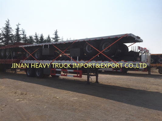 Reboque de Sinotruk três Axle Container semi para o transporte de recipiente