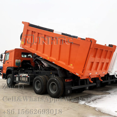 Sinotruk HOWO Euro 2 Direção à esquerda 6x4 371hp Caminhão de descarga branco Caminhão de carregamento