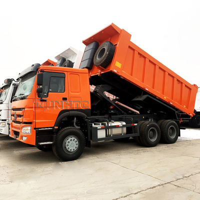 Sinotruk HOWO Euro 2 Direção à esquerda 6x4 371hp Caminhão de descarga branco Caminhão de carregamento
