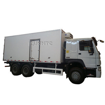 2 eixos Sino Howo 10 rodas 20 toneladas 30 cúbicos 6x4 frigorífico refrigerador Container Caminhão congelador