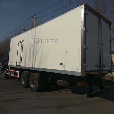 2 eixos Sino Howo 10 rodas 20 toneladas 30 cúbicos 6x4 frigorífico refrigerador Container Caminhão congelador