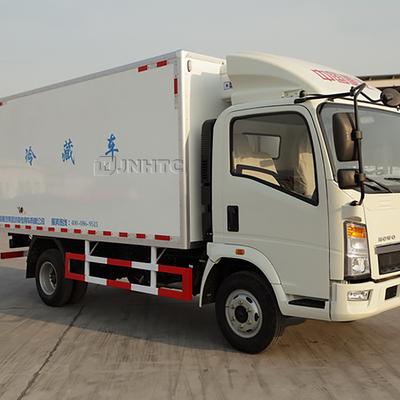 Mini 4x2 6 rodas 10ton HOWO Light refrigerado caixa de caminhão com refrigerador transportador