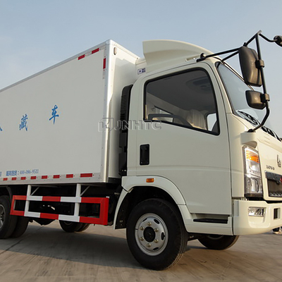 Mini 4x2 6 rodas 10ton HOWO Light refrigerado caixa de caminhão com refrigerador transportador
