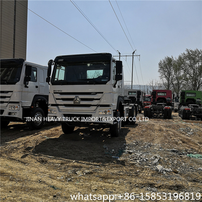 Conservado em estoque apronte - as rodas 4x2 266HP 336HP do caminhão 6 do trator de Howo do motor