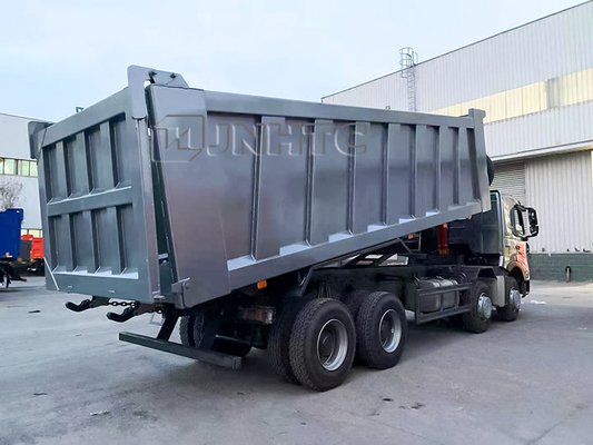 12 descarga Tipper Truck 420hp da roda HOWO A7 em Filipinas