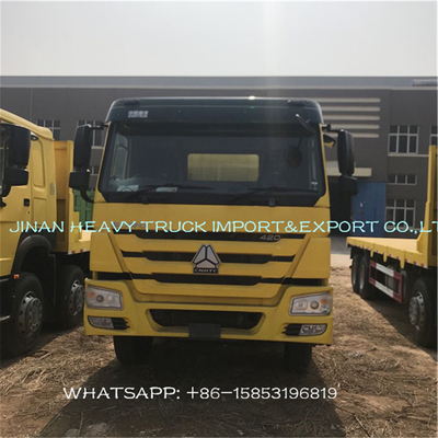 Sinotruk Howo caminhão de 30 toneladas da carga do leito de 40 ft com fechamento do recipiente
