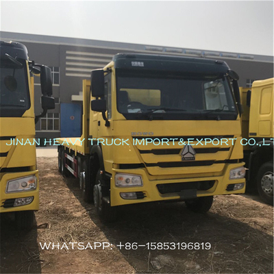 Sinotruk Howo caminhão de 30 toneladas da carga do leito de 40 ft com fechamento do recipiente