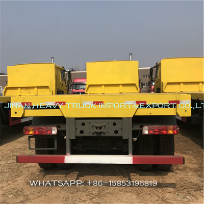 Sinotruk Howo caminhão de 30 toneladas da carga do leito de 40 ft com fechamento do recipiente
