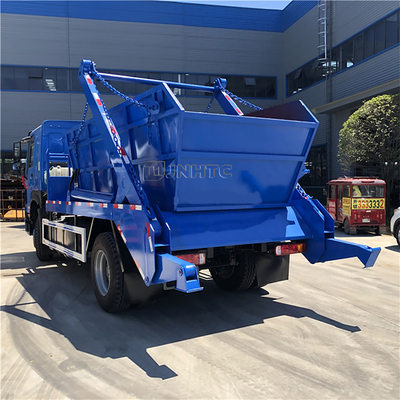 Escaninho de lixo hidráulico do recipiente do caminhão de lixo Euro2 do braço do balanço de HOWO 6x4 12cbm 15cbm Euro3