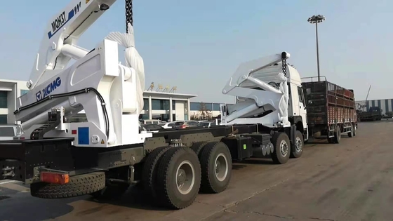 Elevador lateral montado caminhão Crane Mqh 37a de Sinotruk Howo 8x4 Crane With Xcmg 37t