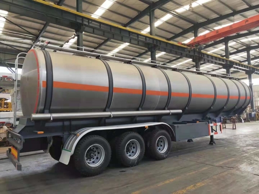 De Liangshan 30000l-60000l do combustível do petroleiro reboque de alumínio semi
