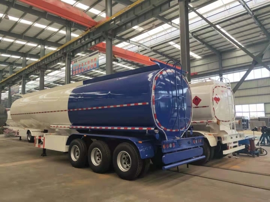 De Liangshan 30000l-60000l do combustível do petroleiro reboque de alumínio semi