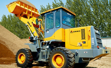 Carregador de 1,8 toneladas Lg918 da roda da cubeta 1cbm de Sdlg para a areia que carrega e que descarrega