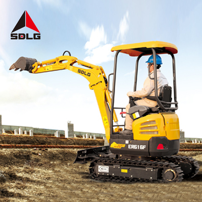 Maquinaria de construção pesada de SDLG ER616F 1 Ton Mini Excavator