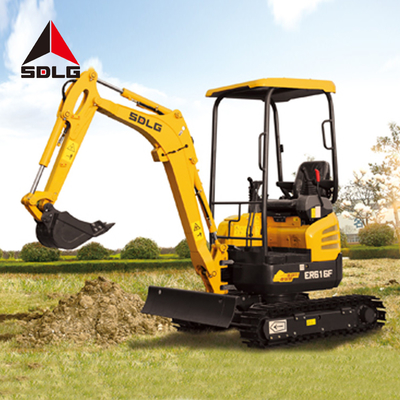 Maquinaria de construção pesada de SDLG ER616F 1 Ton Mini Excavator