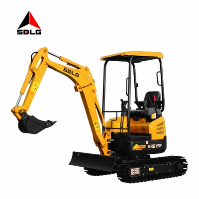Maquinaria de construção pesada de SDLG ER616F 1 Ton Mini Excavator