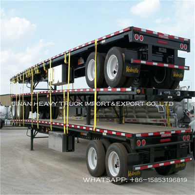 2 do eixo 13/16 de Ton Heavy Duty Semi Trailers Fuwa do recipiente reboque 40ft semi