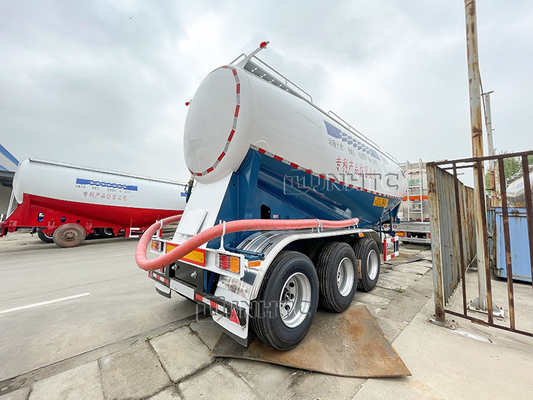 Portador de volume 50 CBM do cimento de 3 Axle Heavy Duty Semi Trailers