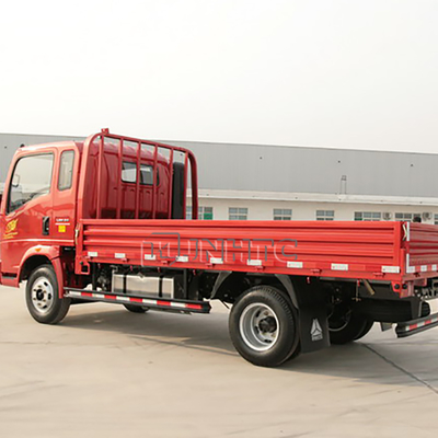 O anúncio publicitário do dever da luz de SINOTRUK HOWO 4x2 transporta 5 de 3 toneladas de 2 toneladas Ton Flatbed Truck