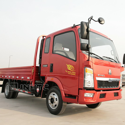O anúncio publicitário do dever da luz de SINOTRUK HOWO 4x2 transporta 5 de 3 toneladas de 2 toneladas Ton Flatbed Truck