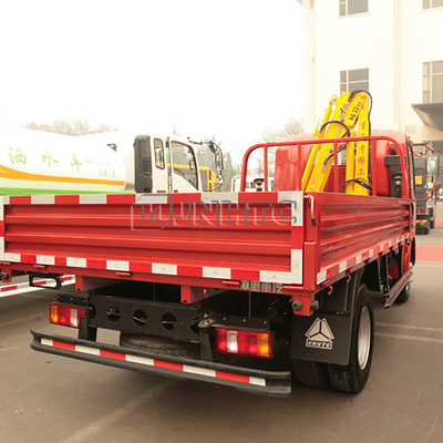 O caminhão de Sinotruk HOWO 4x2 montou o caminhão telescópico de Crane Hook Folding Arm Lifting