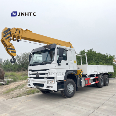 O caminhão telescópico de Sinotruk Howo 6x4 10 montou o guindaste de Crane Straight Arm Cargo Truck