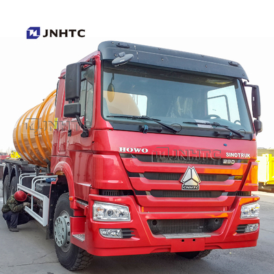 Limpeza do vácuo do caminhão de petroleiro 12cbm-22cbm da sução da água de esgoto de HOWO 6X4 Euro2