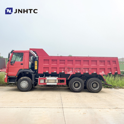 Mina Euro2 336hp vermelha de mineração mineral do caminhão basculante de Sinotruk HOWO 6x4 de 60 toneladas