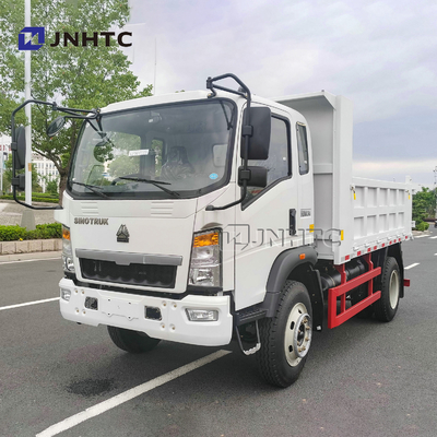 Toneladas 10 do descarregador 4x2 8 Ton Dump Tipper Truck da roda de Sinotruk Homan Euro2 6