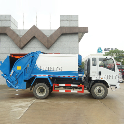 Caminhão pequeno do compressor do lixo 5m3 de HOWO 4x2