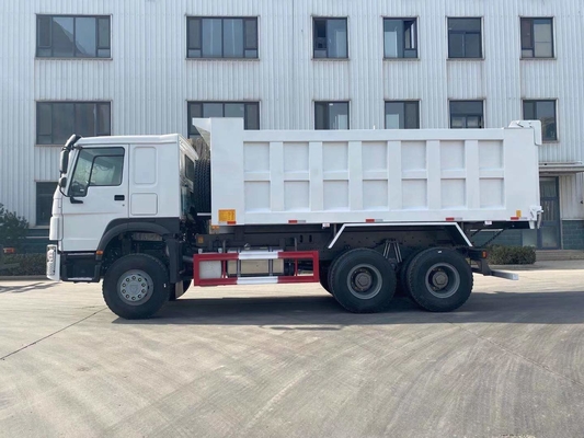 Descarga de levantamento média Truck371HP 6X4 20CBM do sistema SINOTRUK HOWO 25 toneladas de carregamento