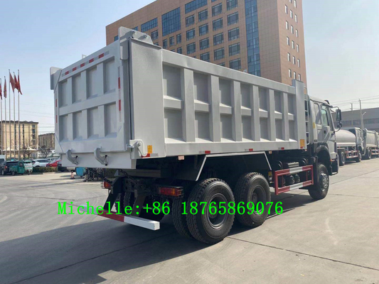 Eixo resistente dos cavalos-força 3 de Wheeler Tipper 371hp do caminhão basculante 10 de Sinotruk HOWO 6*4