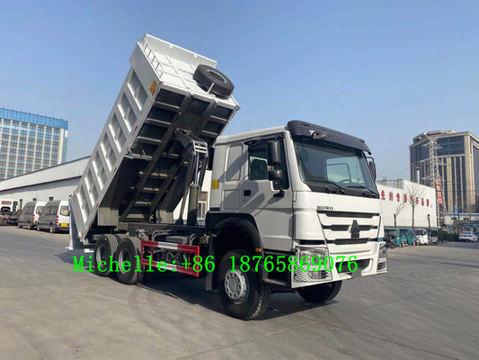 Eixo resistente dos cavalos-força 3 de Wheeler Tipper 371hp do caminhão basculante 10 de Sinotruk HOWO 6*4