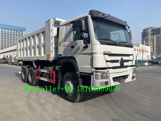 Eixo resistente dos cavalos-força 3 de Wheeler Tipper 371hp do caminhão basculante 10 de Sinotruk HOWO 6*4