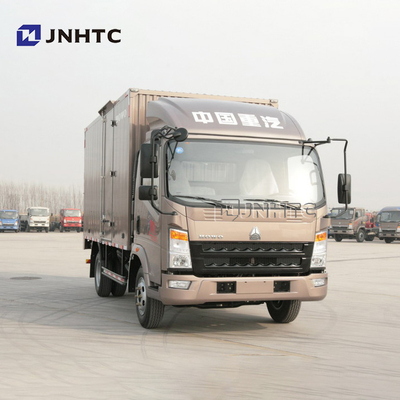 SINOTRUK HOWO 6 de 116hp LHD toneladas de caminhão Van Cargo Truck da caixa