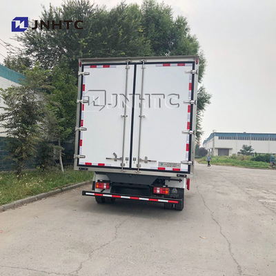 Transporte Van Container Cargo Box Truck do dever 4x2 da luz de HOWO
