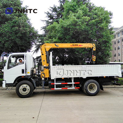 Caminhões comerciais do sino dever claro especial do caminhão com 3 toneladas de Van Cargo Crane