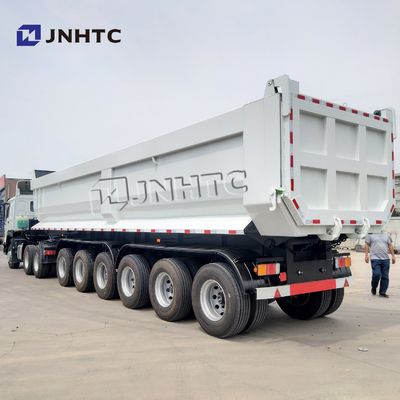 SINOTRUK três quatro auto resistente dos reboques 50T 40cbm dos eixos semi que derruba o caminhão basculante