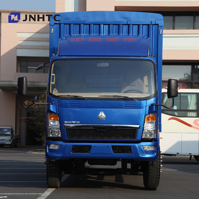 Vagão comercial Van Truck da caixa da carga do transporte dos caminhões do dever da luz de HOWO 4x2
